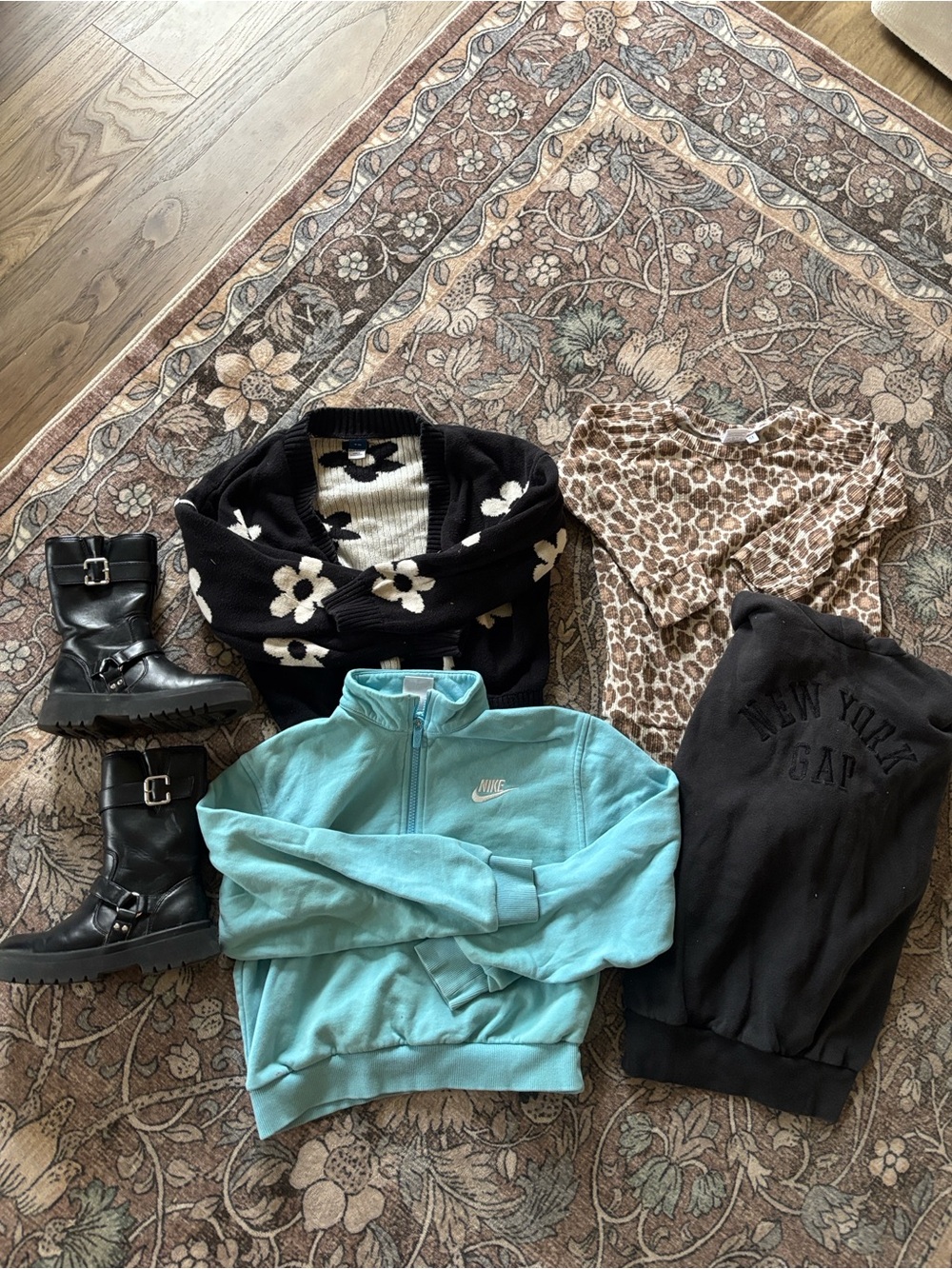 Girls Clothing Sweater + Boots BUNDLE